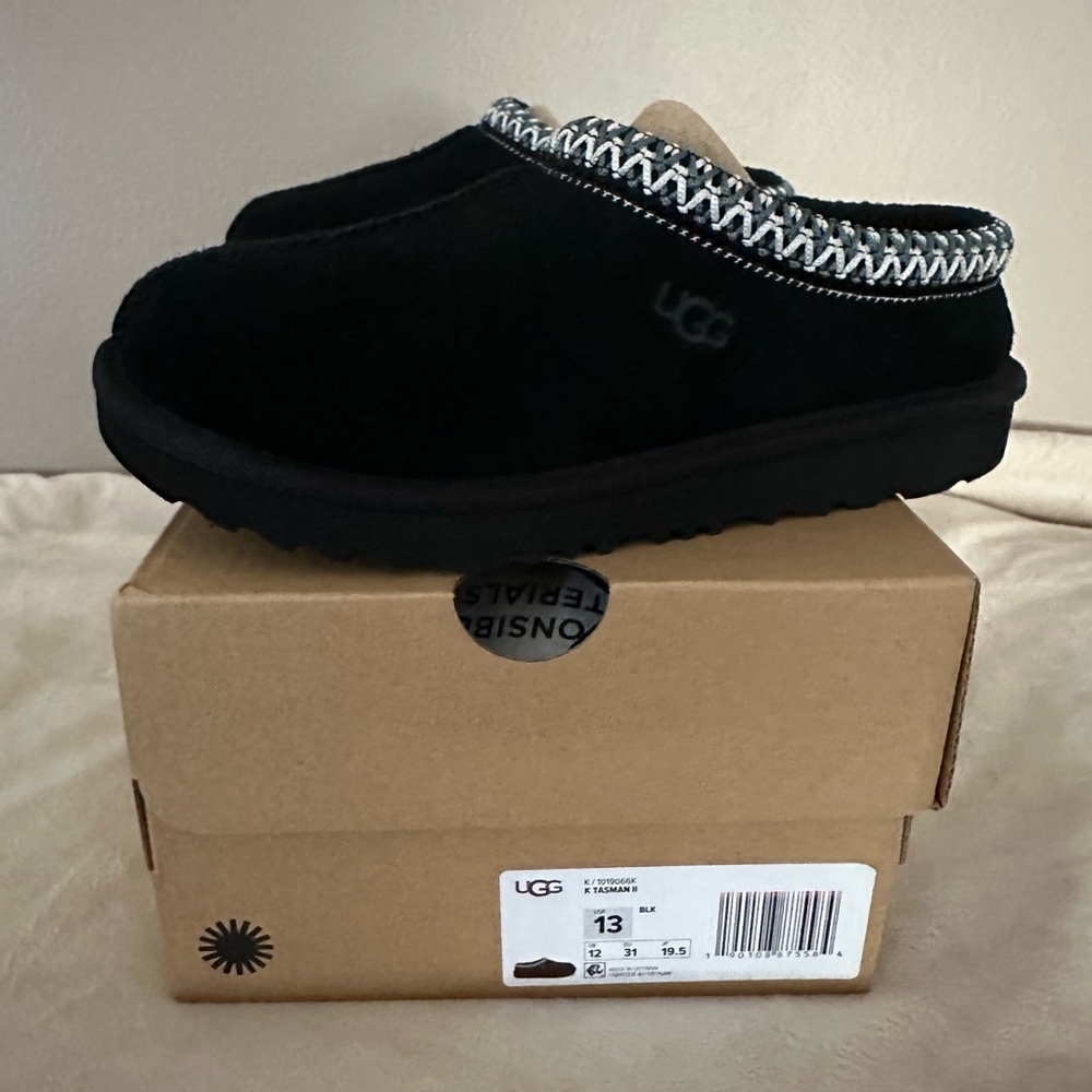 UGG Kids Black Tasman II - new
